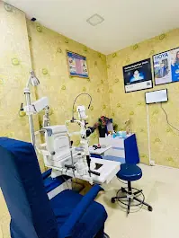 Real eye examination room at Vision Concern Lazimpat Kathmandu