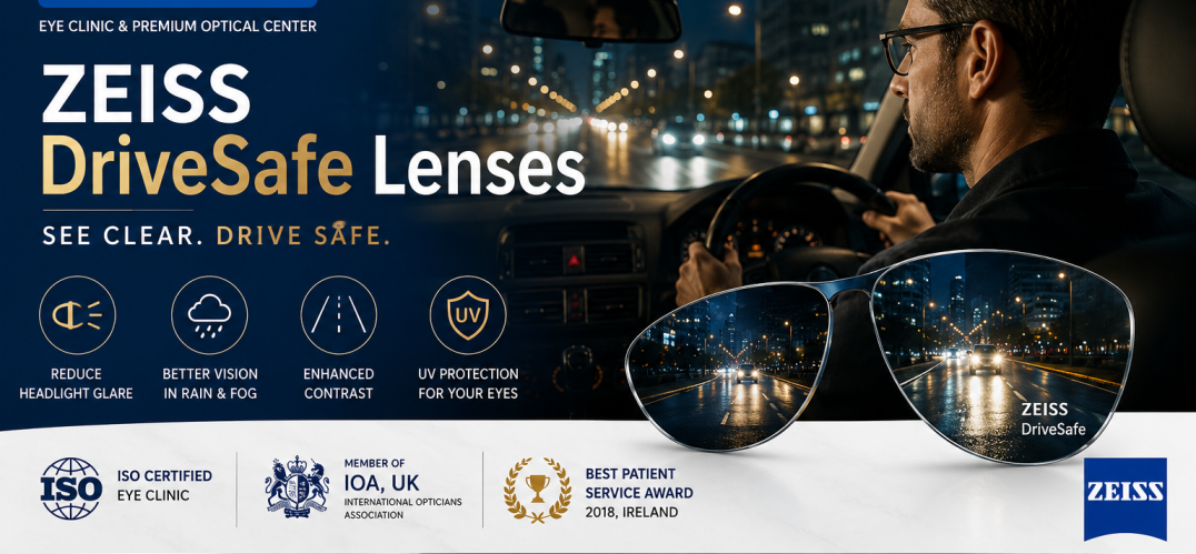 ZEISS DriveSafe Lenses in Kathmandu | Night Driving Glasses | Vision Concern