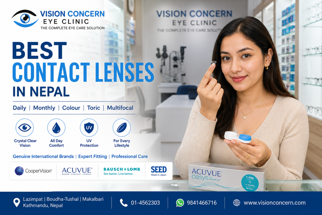 Best Contact Lenses in Nepal (2026 Guide) | Daily, Monthly & Colour Contact Lenses