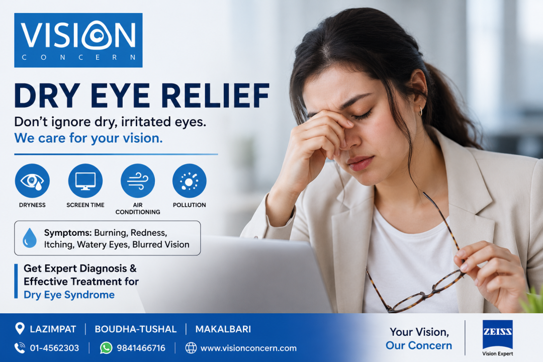 Dry Eye Syndrome: Symptoms, Causes & Best Treatment in Nepal (2026 Guide)