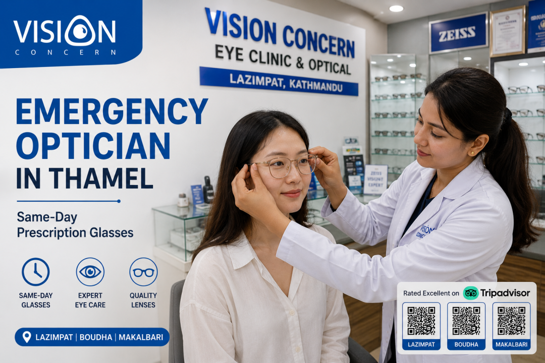 Emergency Optician in Thamel: Same-Day Prescription Glasses & Eye Care in Kathmandu