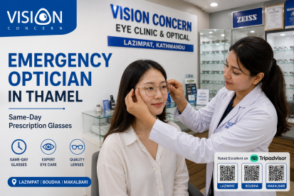 Emergency Optician in Thamel: Same-Day Prescription Glasses & Eye Care in Kathmandu