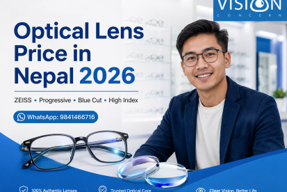Optical Lens Price in Nepal 2026 | ZEISS, Progressive, Blue Cut & High Index Lens Prices