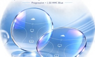 SYNCHRONY Easy View HD Progressive 1.50 HMC Blue Lens