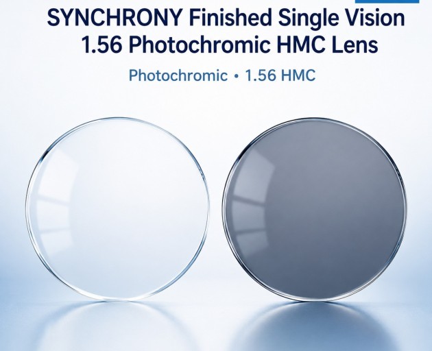 SYNCHRONY Finished Single Vision 1.56 Photochromic HMC Lens