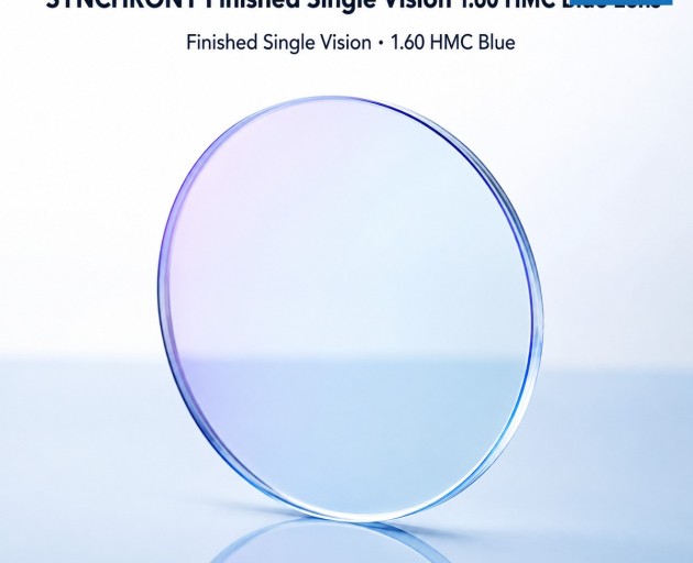 SYNCHRONY Finished Single Vision 1.60 HMC Blue Lens