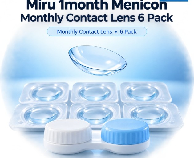 Miru 1month Menicon Monthly Contact Lens 6 Pack