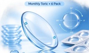 Miru 1month Menicon Toric Contact Lens 6 Pack