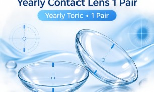 TORIC CLEAR Yearly Contact Lens 1 Pair