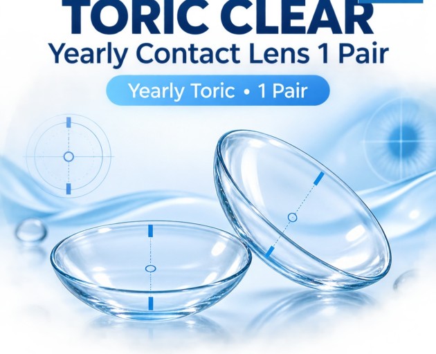 TORIC CLEAR Yearly Contact Lens 1 Pair