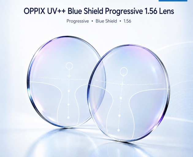 OPPIX UV++ Blue Shield Progressive 1.56 Lens