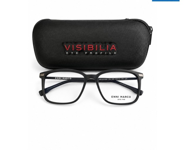 Enni Marco IM 3006 Black Optical Frame with Case