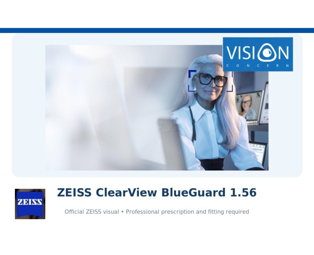ZEISS ClearView BlueGuard 1.56
