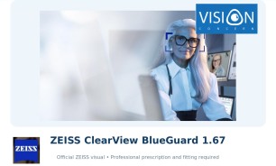 ZEISS ClearView BlueGuard 1.67