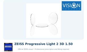 ZEISS Progressive Light 2 3D 1.50