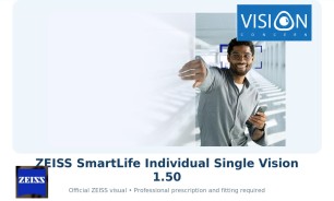 ZEISS SmartLife Individual Single Vision 1.50