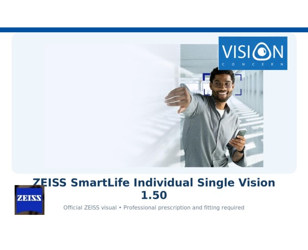 ZEISS SmartLife Individual Single Vision 1.50