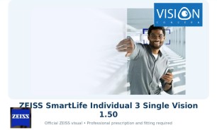 ZEISS SmartLife Individual 3 Single Vision 1.50
