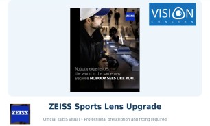ZEISS Sports Lens Upgrade