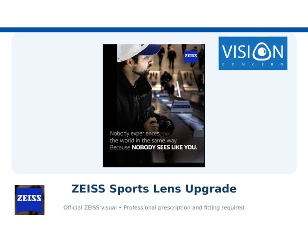 ZEISS Sports Lens Upgrade