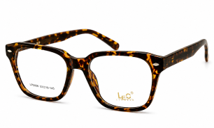 LEO LP5006 Tortoiseshell Square Eyeglass Frame 53-19-145
