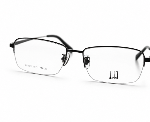 dunhill RS9005 IP-Titanium Rectangular Eyeglass Frame