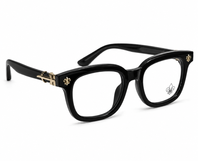 Chrome Hearts "Cox Ucker" square-frame eyeglasses
