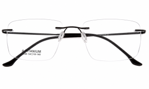 β-Titanium Rimless Eyeglass Frame 6608 – Lightweight Glasses in Nepal