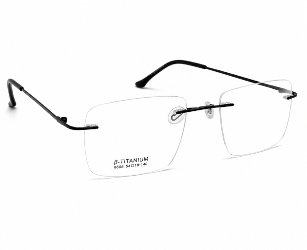 β-Titanium Rimless Eyeglass Frame 6608 – Lightweight Glasses in Nepal