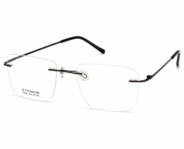 β-Titanium Rimless Eyeglass Frame 6608 – Lightweight Glasses in Nepal