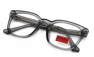 Maybelline Transparent Grey Eyeglass Frame – Square Prescription Glasses Nepal