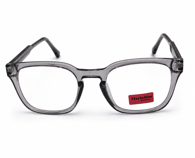 Maybelline Transparent Grey Eyeglass Frame – Square Prescription Glasses Nepal