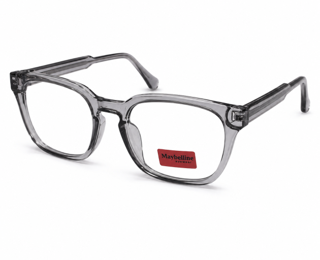 Maybelline Transparent Grey Eyeglass Frame – Square Prescription Glasses Nepal