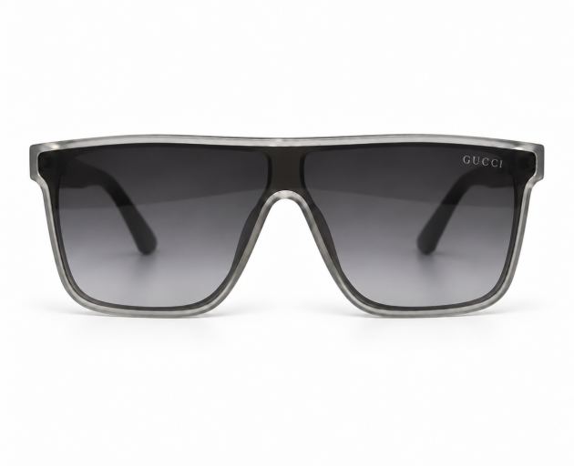 Gucci Oversized Square Sunglasses with Grey Gradient Lenses
