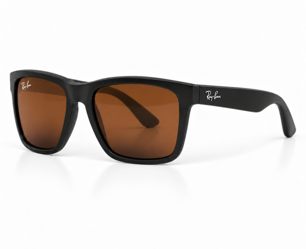 Ray-Ban Polarized Sunglasses – Black Frame with Brown Lenses