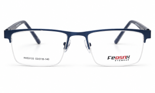 Feosix Eyewear Mettle halp rimless