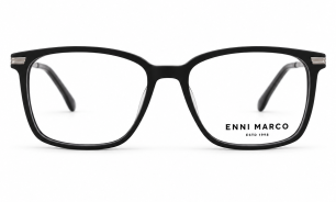Enni Marco Black Rectangular Optical Frame