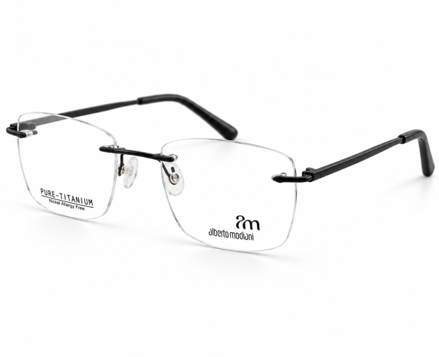 Alberto Modigliani Pure Titanium-Rimless Frame