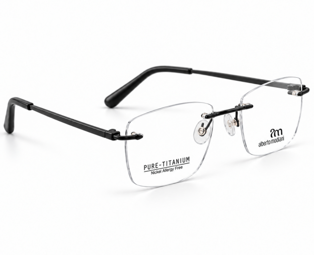 Alberto Modigliani Pure Titanium-Rimless Frame