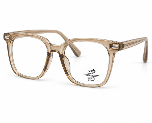 Champagne Anti Blue Light Optical Glasses