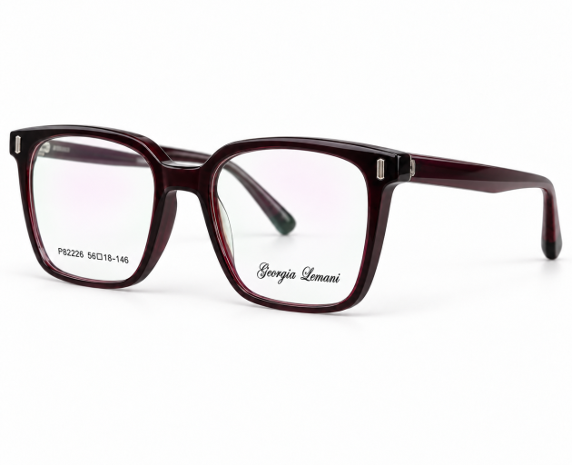 Georgia Lemani P82226 Burgundy Optical Frame