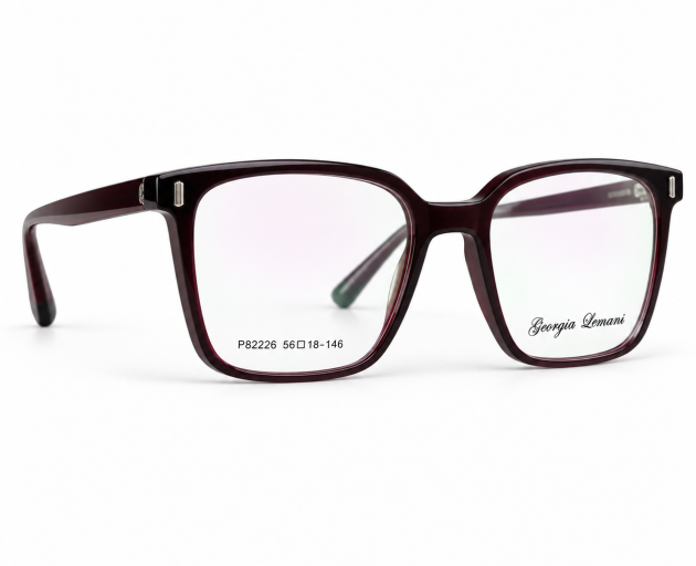 Georgia Lemani P82226 Burgundy Optical Frame