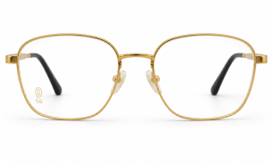 Cartier Gold Metal Optical Frame