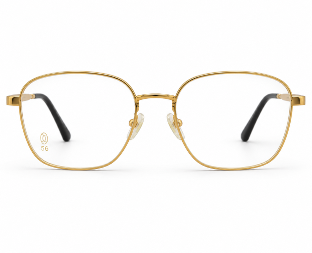 Cartier Gold Metal Optical Frame