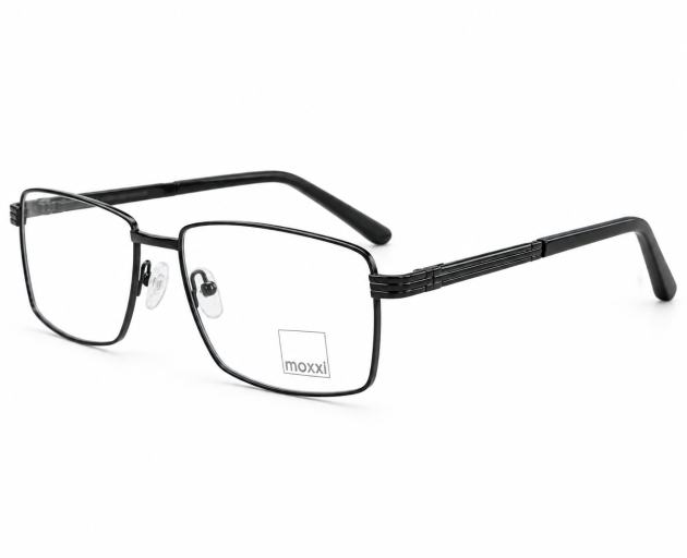 MOXXI Black Rectangular Optical Frame