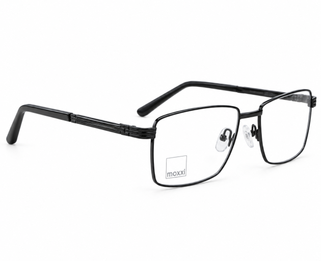 MOXXI Black Rectangular Optical Frame