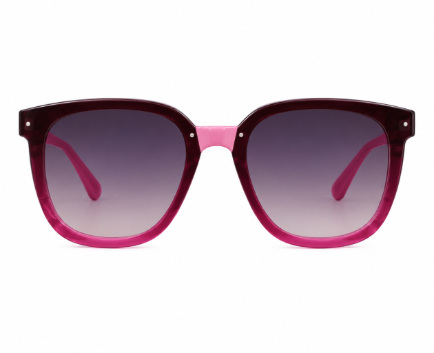 Full-Rim Sunglasses Dual-tone gradient tint